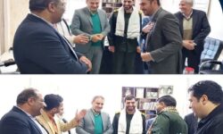 دیدار شهردار و رئیس شورای شهر شهرضا با فرمانده ناحیه مقاومت بسیج سپاه