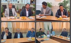 دیدار مدیریت شهری فولادشهر با فرماندهی حوزه مقاومت بسیج شهرستان لنجان