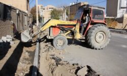 تاکید شهردار گلپایگان بر تسریع عملیات پیاده روسازی خیابان شهید احمدی