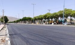 بهسازی بلوار آیتالله محمدی گلپایگان در پله نهایی