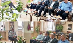 دیدار مدیریت شهری دهسرخ با مدیر جدید اداره آموزش و پرورش شهرستان مبارکه