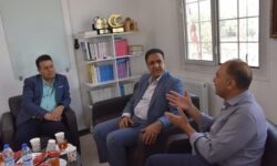دیدار مدیریت برق شهرستان کاشان با شهردار نیاسر بهمناسبت هفته شهرداری ها و دهیاری ها