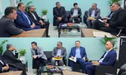 دیدار شهردار گلپایگان با مدیرکل دفتر امور شهری استانداری اصفهان