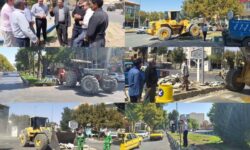 گام بزرگ شهرداری گلپایگان برای روانسازی ترافیک شهری: آغاز اصلاح هندسی میادین بسیج و شهید فهمیده