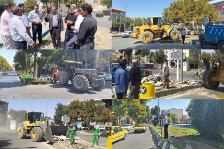 گام بزرگ شهرداری گلپایگان برای روان‌سازی ترافیک شهری: آغاز اصلاح هندسی میادین بسیج و شهید فهمیده