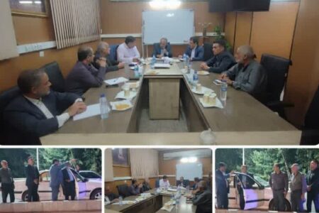 جلسه مشترک مدیریت شهری باغشاد با نماینده شهرستان لنجان در مجلس شورای اسلامی