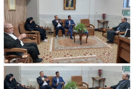 دیدار شهردار انارک با فرزند آیت الله مکارم شیرازی